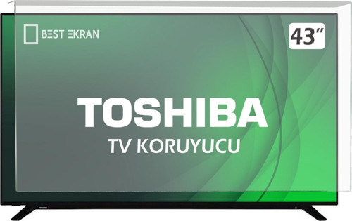 Toshiba 43UV2363DT TV EKRAN KORUYUCU - Toshiba 43" inç Ultra HD VİDAA Smart LED TV Ekran Koruyucu