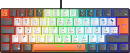 Striker Rgb Mekanik Gaming Oyuncu Klavyesi Red Switch Q TR