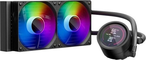 Thunderstorm Ts4 240mm Siyah Argb Dijital Sıcaklık Göstergeli Am5, Am4 / Lga 185