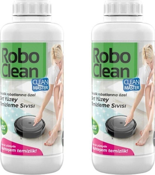Roboclean Robot Süpürge Zemin Temizleyicisi 2X 1000 Ml (Robot Süpürge Deterjanı)