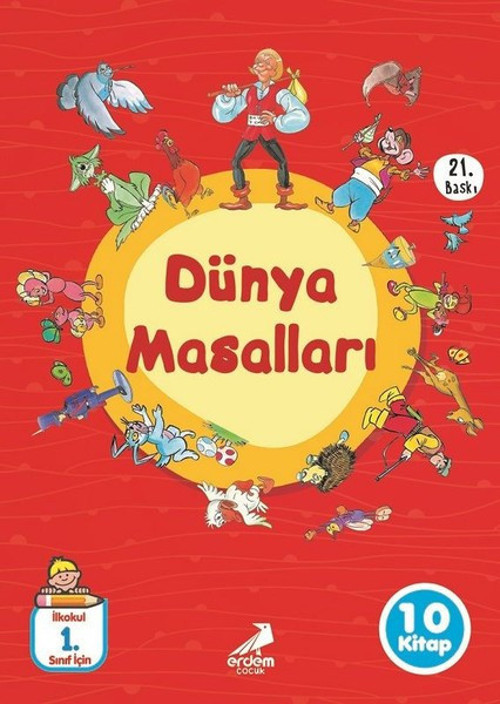 Dünya Masalları-1.Sınıflar İçin 10 Kitap