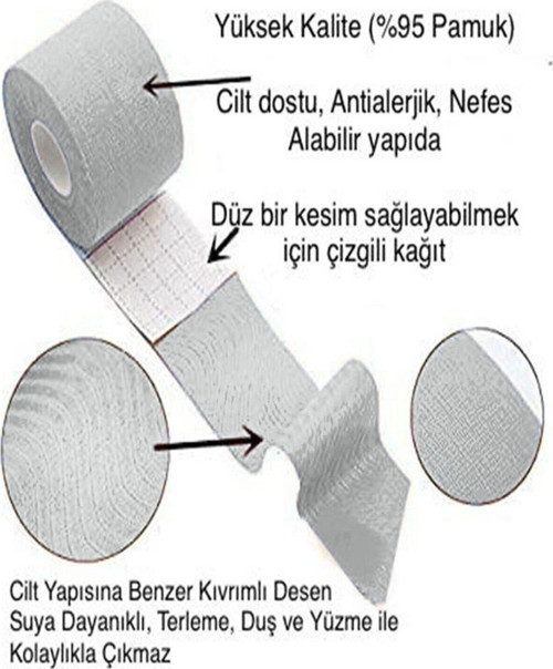 Göğüs (Meme) Bandı, Meme Dikleştirici Bant, Meme Kaldırıcı Siyah Renk