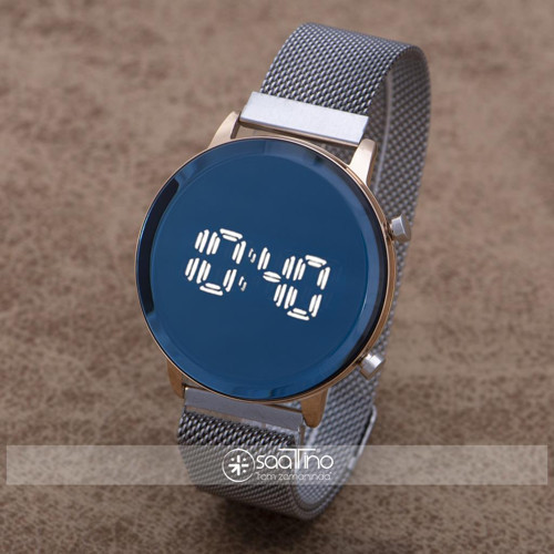 Kadın Şık Dijital Led Watch Mıknatıs Kordon Ayna Kadran Kol Saati ST-303940