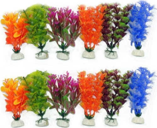 Plastik Akvaryum Bitkisi 12 Cm