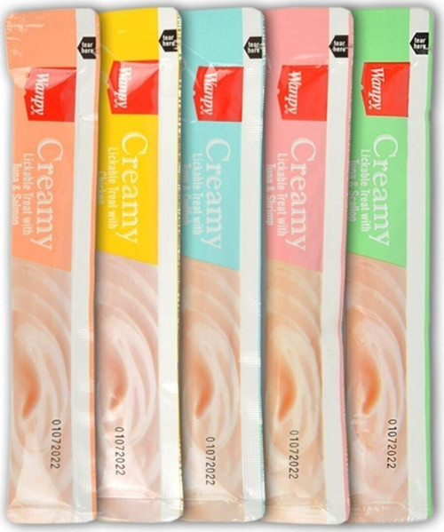 Creamy Cat Treat Karışık Krema Sıvı Kedi Ödül Maması 14 Gr X 5 Adet