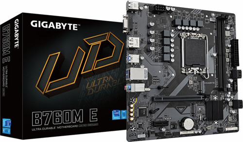 B760M E DDR5 (7200MHz)OC M.2 VGA/HDMI/DP PCIe 4.0 1700P mATX Anakart