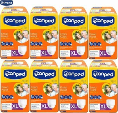 Emici Külot 8 Paket Bir Arada Xl