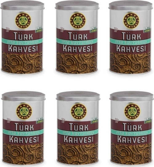 Orta Kavrulmuş Türk Kahvesi 250 Gr (6'Lı Paket) 6 Paket 250 Gr Orta Kavrulmuş Kahve