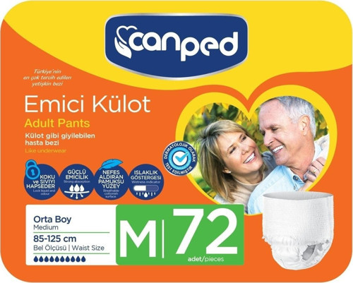 Emici Külot Orta Boy Medium 72'li
