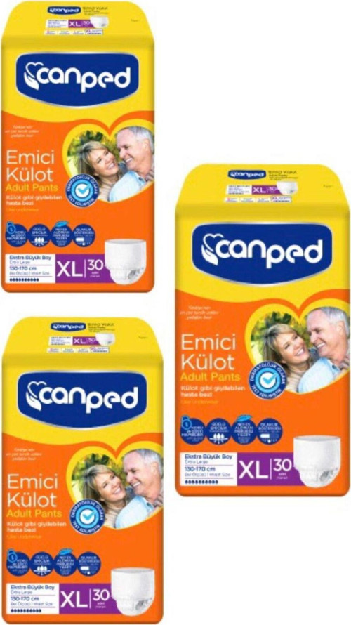 EMİCİ KÜLOT XL 90'LI ( 3 PAKET )