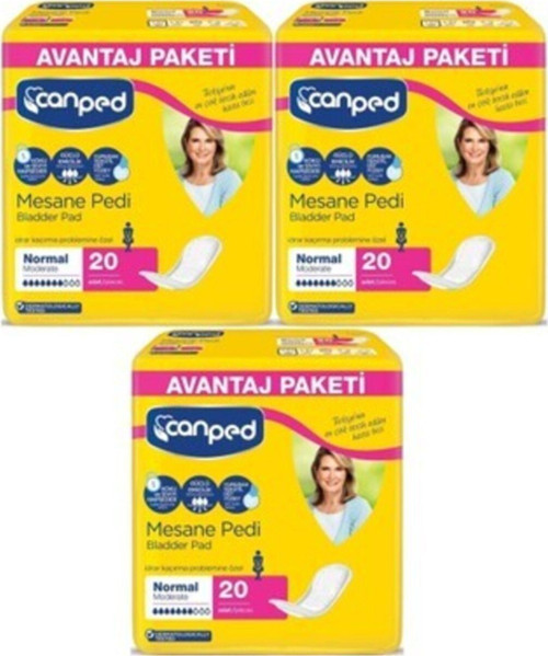 Mesane Pedi Avantaj Pk Klasik L-büyük Boy 20'li 3 Paket