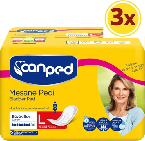 Mesane Pedi Büyük Boy Large 10 Lu X 3 Adet