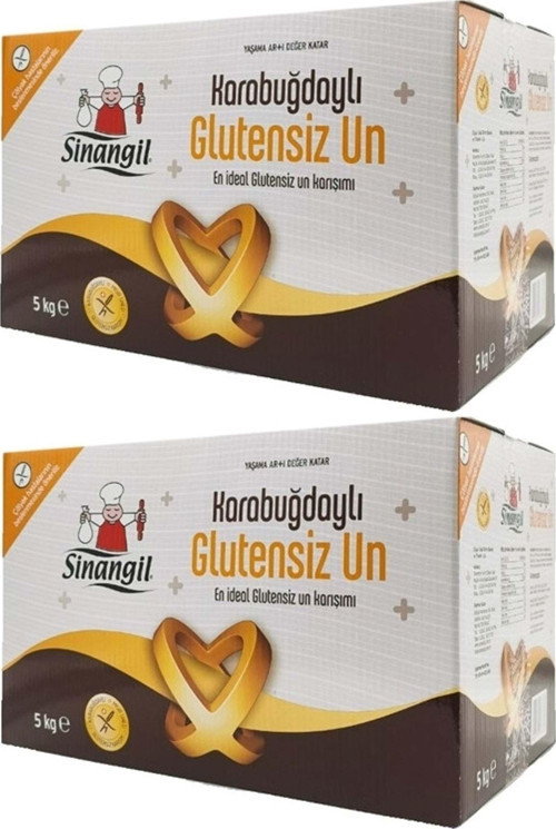 Glutensiz Un 10kg (10000gr) Kutu Karabuğdaylı (2pk*5kg)