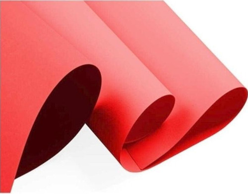 Fon Kartonu 50X70 Kırmızı 160 gr Rulo Şeklinde - 10 adet
