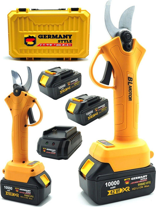 Germany Steel Alman Ms155 Kömürsüz Motor Çift Akü 35 Mm Profesyonel Dal Budama Makası