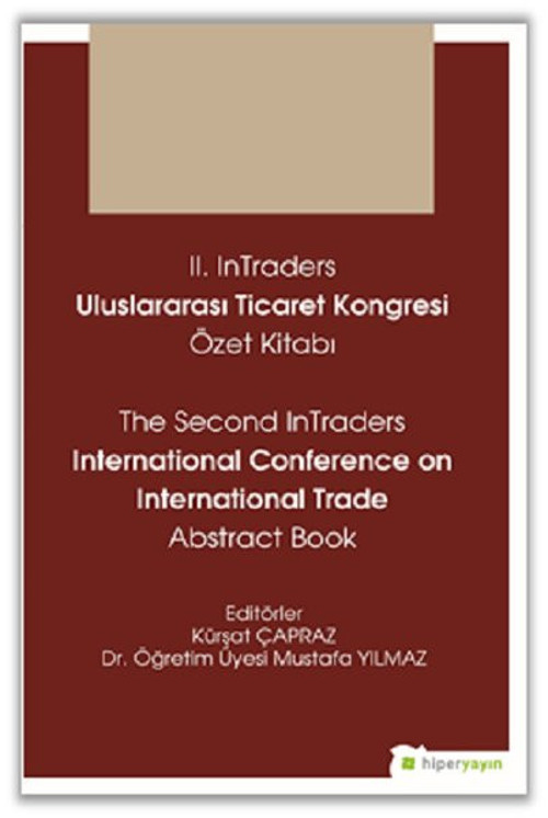 2.InTraders Uluslararası Ticaret Kongresi Özet Kitabı
