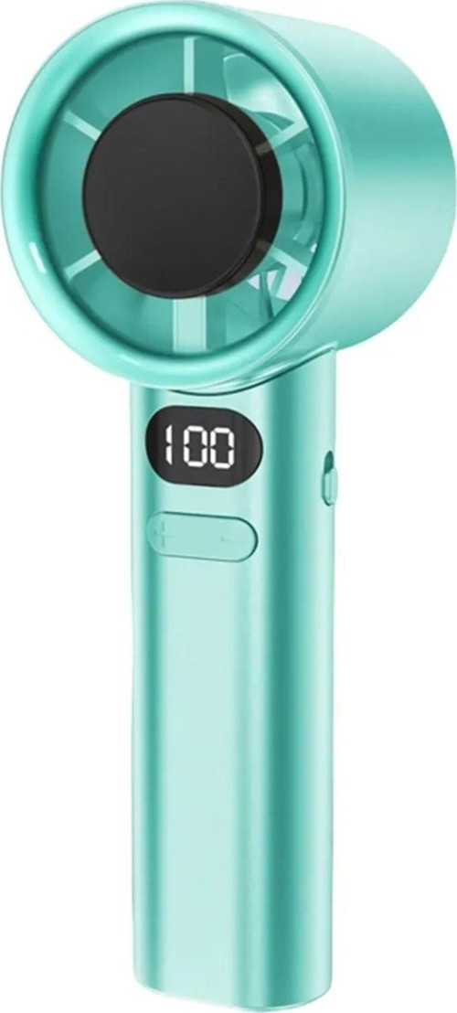 Şarjlı El Fanı Led Göstergeli Mini Klima Serinletici Vantilatör
