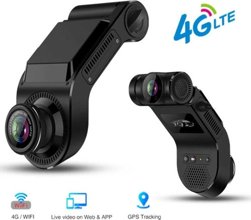 4G+Wifi Araç Kamerası Panik Butonlu Gps Li Sim Kartlı Araç İçi Çift Kayıt Kamera Taksi Dolmuş Tır