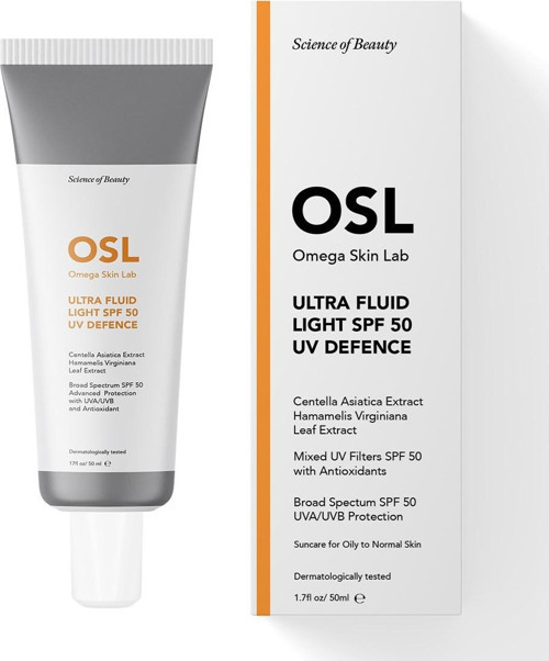 Yağlı ve Karma Ciltler İçin Spf 50 Güneş Koruyucu Krem - Ultrafluid Light Spf50 50ml