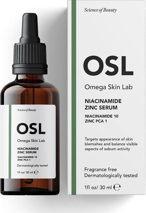 Yağlı Ciltler İçin Niasinamid ve Çinko İçeren Gözenek ve Leke Serumu - Niacinamide Zinc Serum 30ml