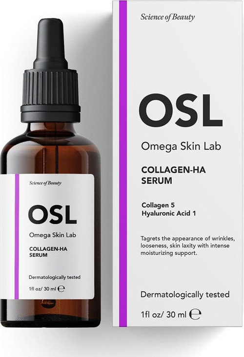 Kırışıklık ve Nemlendirme İçin Kolajen-Hyalüronik Asit Serumu - Collagen-Ha Serum 30ml