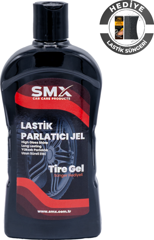 Jel Lastik Parlatıcı 500 Ml + Sünger Hediye