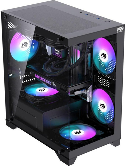 Orion Elite 4X Tuştan Değişen Rgb Fanlı M-Atx Boş Bilgisayar Kasası Siyah
