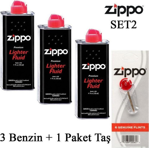 3 Benzin+1 Paket Taş Set