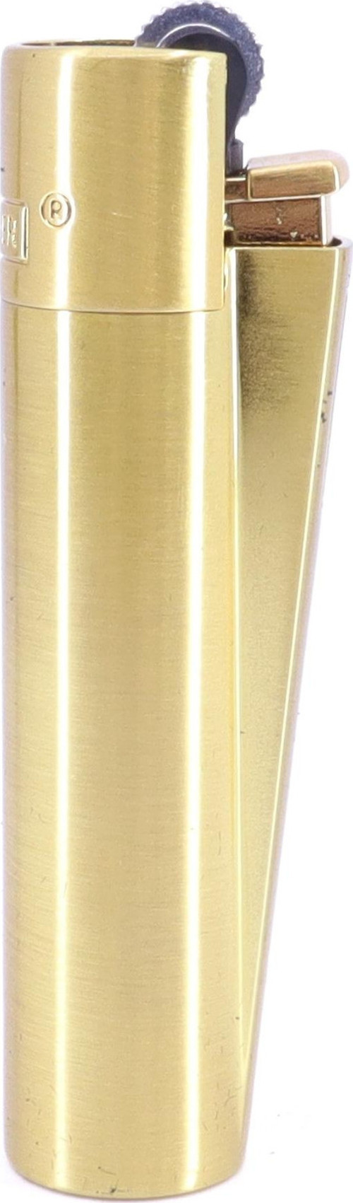Özel Kutusunda Metal Çakmak - Mat Sarı (Brushed Gold)