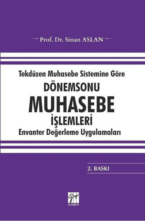 Dönem Sonu Muhasebe İşlemleri-Tekdüzen Muhasebe Sistemine Göre