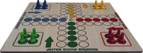 Ahşap Kızma Birader Ludo Akıl, Zeka Ve Strateji Oyunu