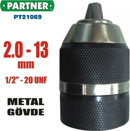 21069 Anahtarsız Mandren 13 mm 1/2
