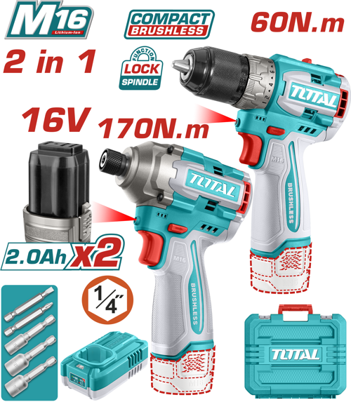 AVANTAJ SET - 16V MATKAP VE DARBELİ VİDALAMA