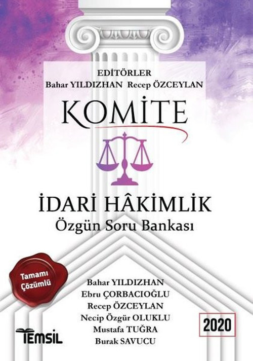 2020 Komite İdari Hakimlik Özgün Soru Bankası