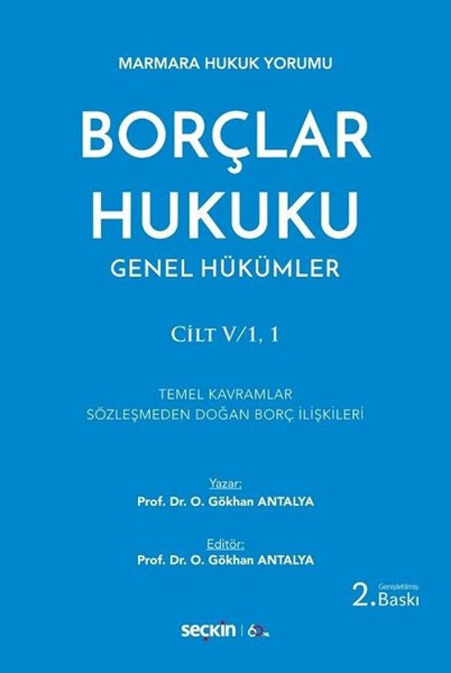 Borçlar Hukuku Genel Hükümler Cilt 5-1.1