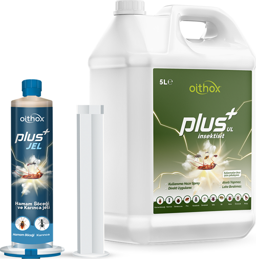 Plus Hamam Böceği ve Karınca Jeli 35 gr + Oithox Plus UL 5 lt Haşere İlacı