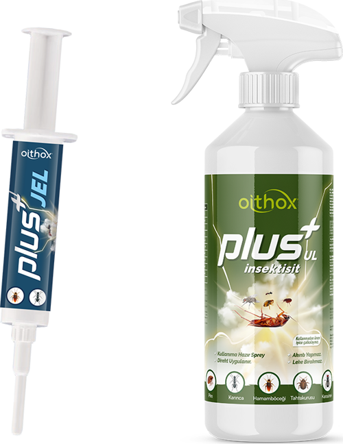 Plus 5 gr Hamam Böceği ve Karınca Jeli + UL 500 ml Haşere İlacı