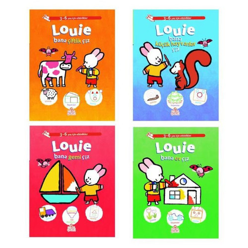 Louie Etkinlik Dizisi Seti-4 Kitap Takım