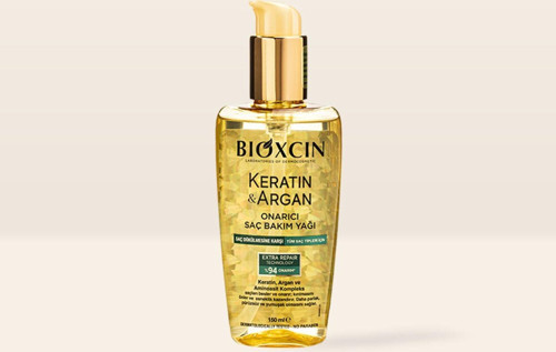 Keratin Argan Besleyici Onarıcı Saç Bakım Yağı 150 ml - Yıpranmış Ve Hassas Saçlar 150 ml