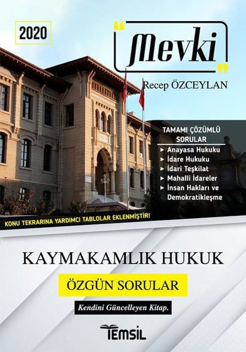 2020 Mevki Kaymakamlık Hukuk - Özgün Sorular