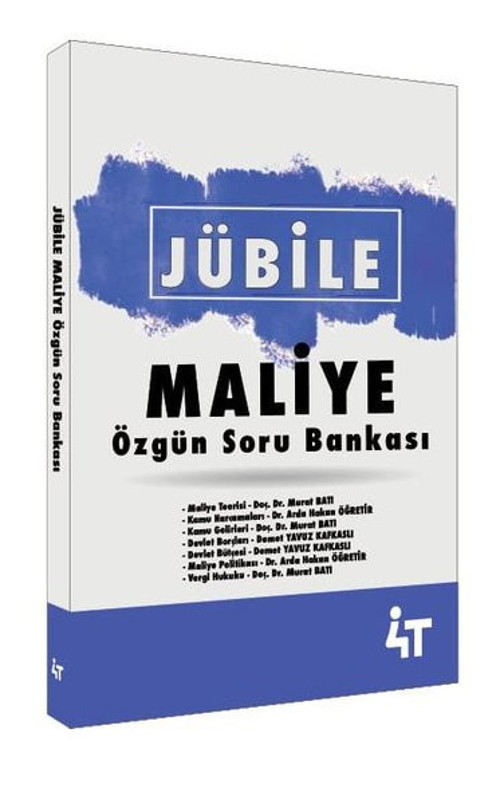 Jübile - Maliye Özgün Soru Bankası