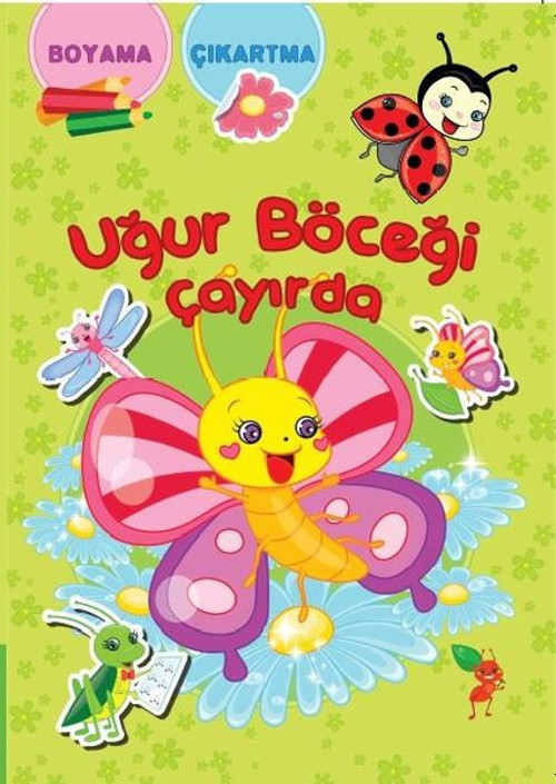 Uğur Böceği Çayırda Boyama Kitabı
