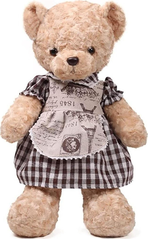 Kıyafetli Ayı 60 CM Figür Peluş Oyuncak - Büyük Peluş Oyuncak - TGS-P202590