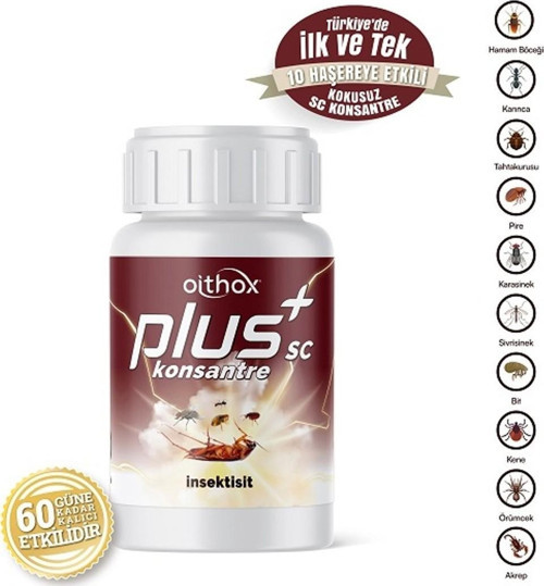 Plus Sc 50 ml Hamam Böceği, Tahta Kurusu, Gümüş Böceği, Bit, Pire, Uyuz, Haşere İlacı