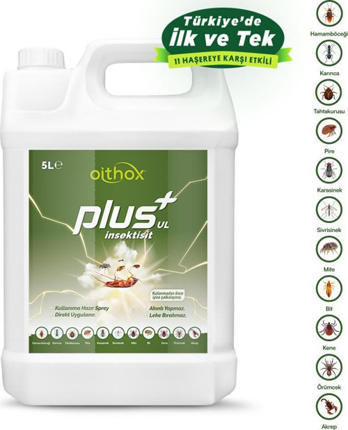 Plus Ul 5 Lt Hamam Böceği, Kene, Sivrisinek, Karasinek, Gümüş Böceği, , Bit, Pire, Haşere Ilacı