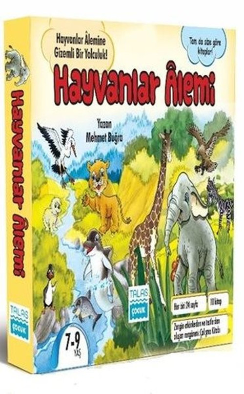 Hayvanlar Alemi Seti - 10 Kitap Takım - 7-9 Yaş
