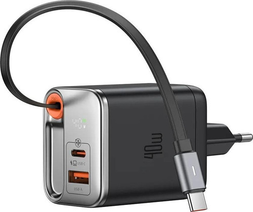 CH-4281 40W Gan Typec Kablolu Hızlı Şarj Adaptörü