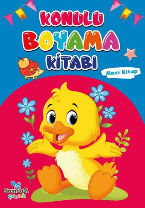 Konulu Boyama Kitabı - Mavi Kitap