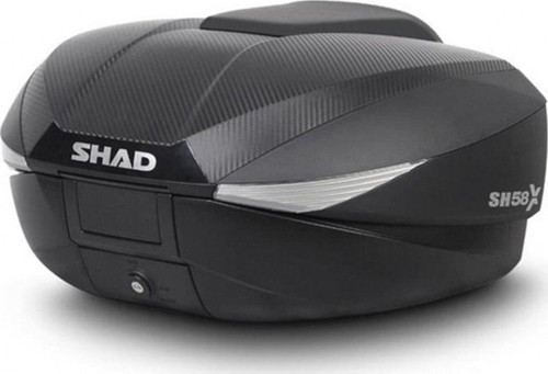 Motosiklet Çanta - Topcase - Sh58X Carbon Genişleyebilen Premium Motosiklet Çanta – 3 Hacimli, Aerodinamik Tasarım
