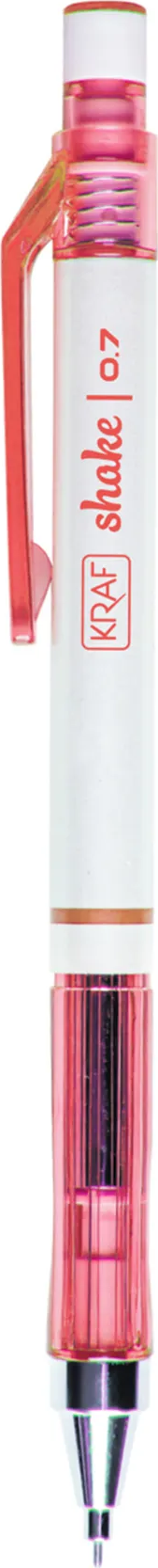 Shaker Versatil Mekanik Pembe Kurşun Kalem 0,7mm